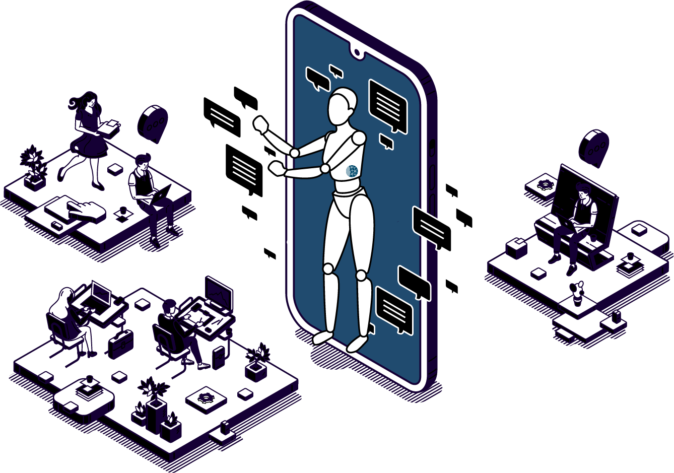HCM Use-cases for EVA Robotic Process Automation